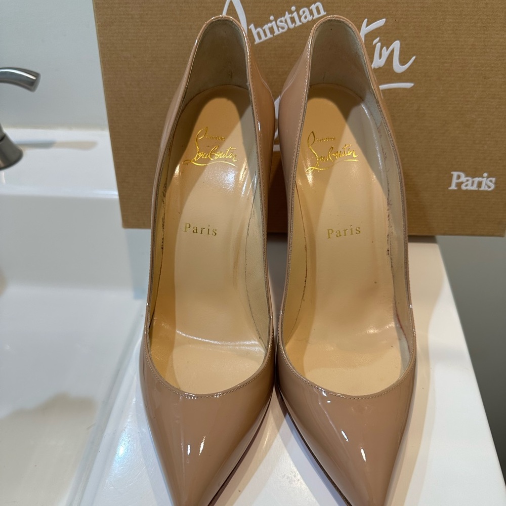 Christian Louboutin 38.5 LIKE NEW - WORN ONCE.